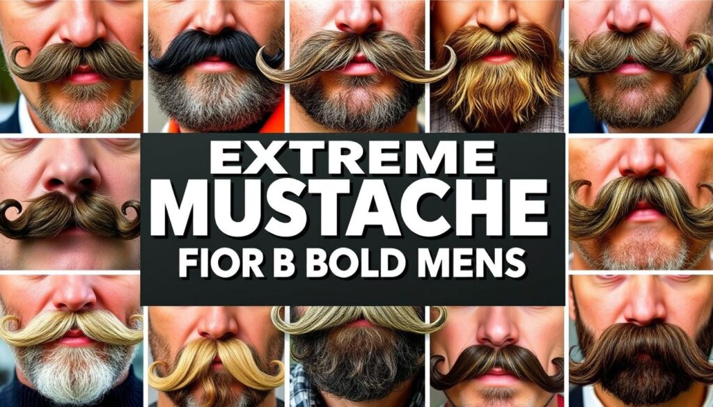 Extrém bajusz stílusok