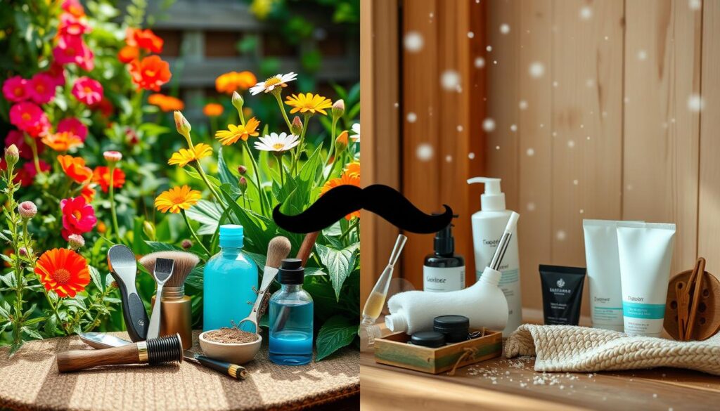 szezonális bajusz ápolás