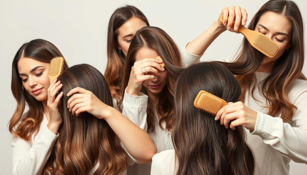 helyes fésülési technikák