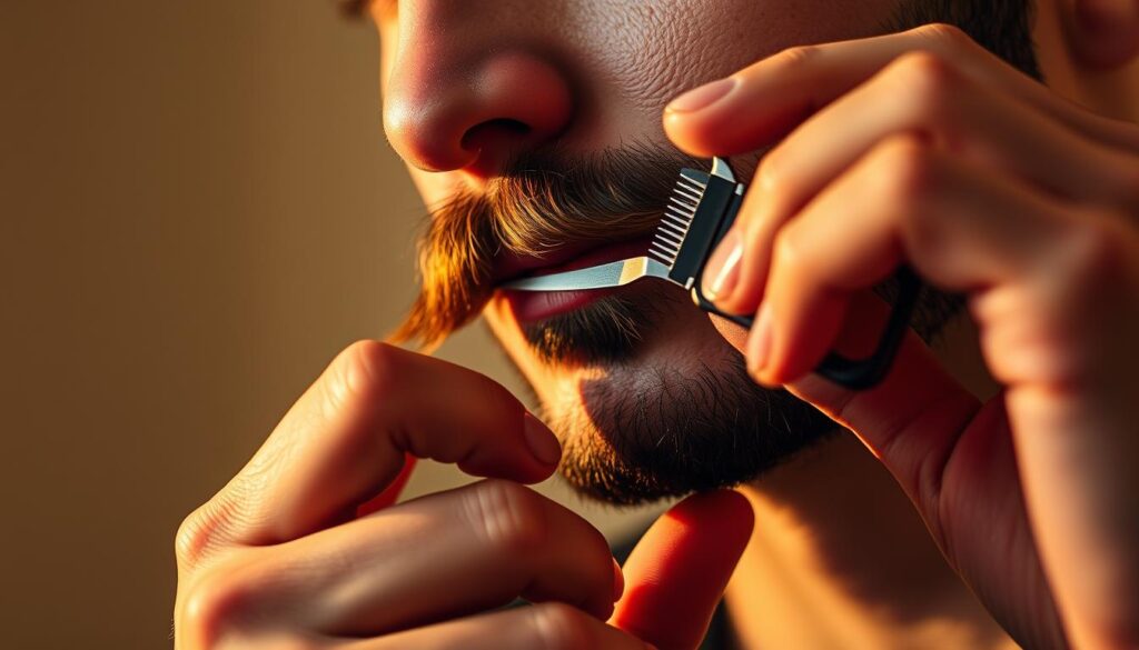 bajusz formázás lépésről lépésre