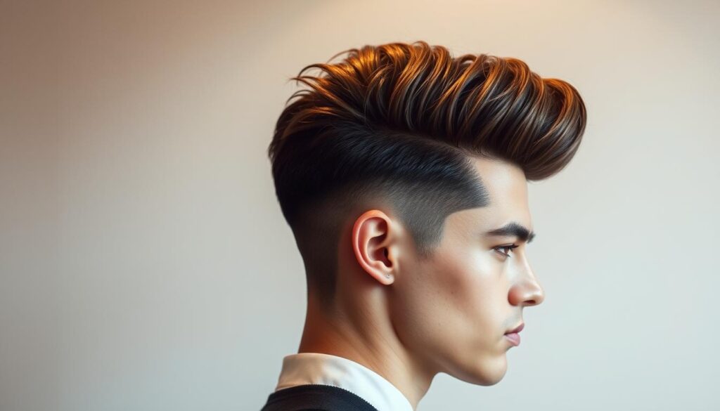 pompadour quiff frizura pompadour quiff frizura