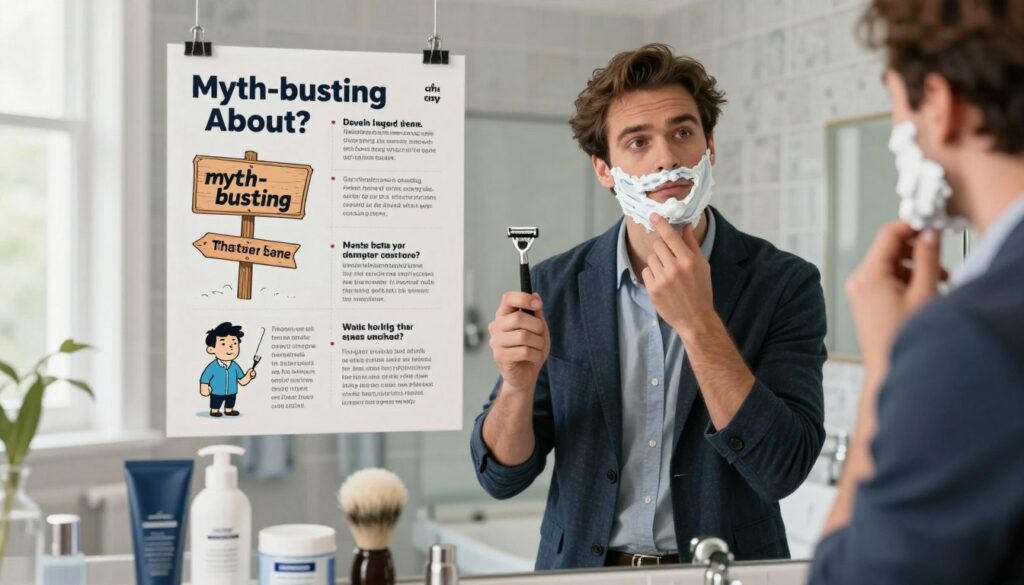 borotválkozási tévhitek