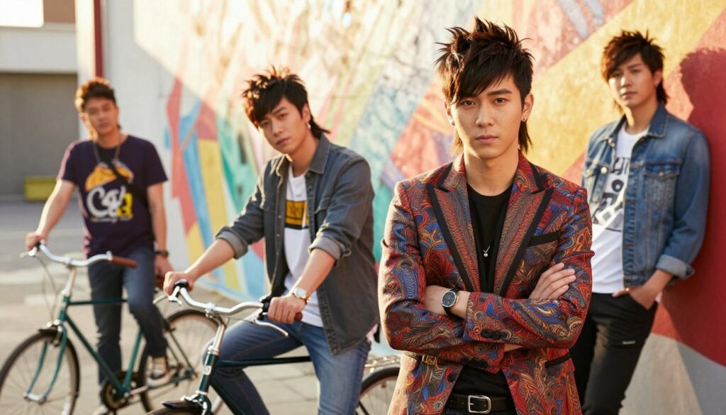 inspiráló hírességek mullet frizura