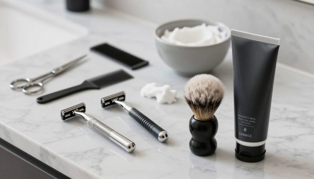 borotválkozási technikák eszközök